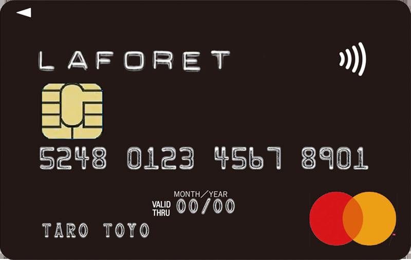 ラフォーレカード LAFORET（Black）のイメージ