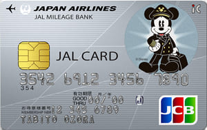 JAL・JCB普通カード（ディズニーデザイン）のイメージ