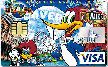 ユニバーサル・スタジオ・ジャパン VISAカードのイメージ
