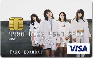 東京女子流 VISAカードのイメージ