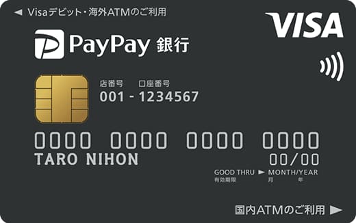 Visaデビットカードのイメージ