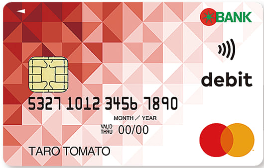 トマトMastercardデビットのイメージ