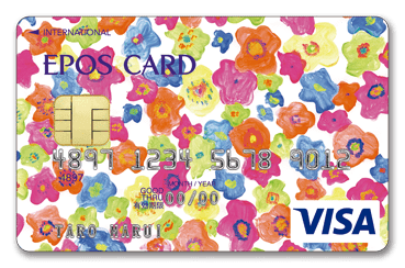 エポスデザインカード（HAPPY FLOWERS）のイメージ