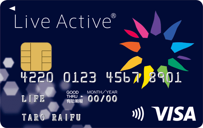 Live Active Visa Cardのイメージ