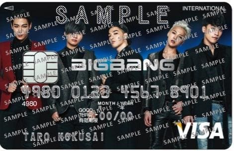 BIGBANG VISAカードのイメージ