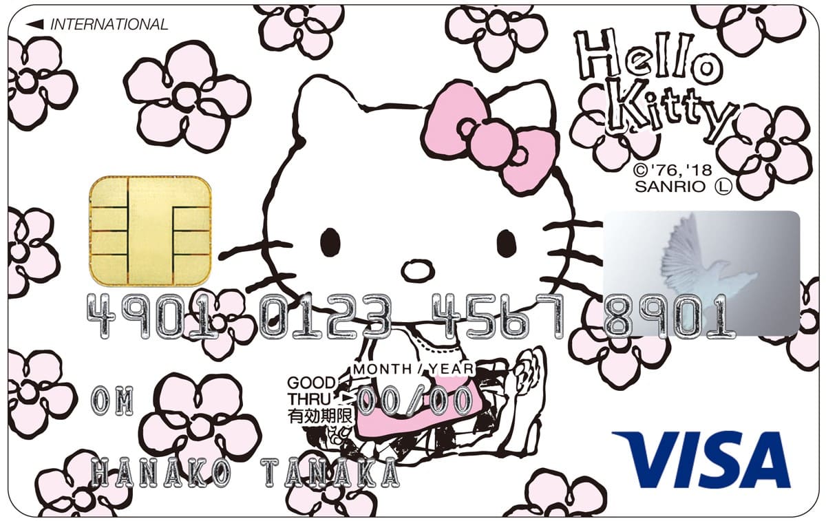 ハローキティカード（VISA)のイメージ
