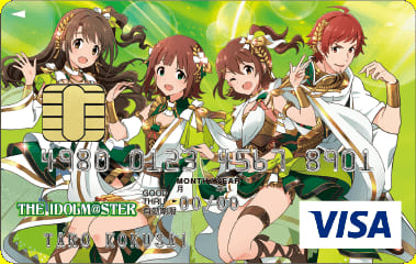 アイドルマスターVISAカード スペシャルデザインのイメージ