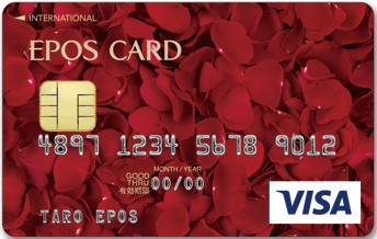 エポスデザインカード（PETAL red）のイメージ