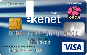 e-kenet VISAカードのイメージ