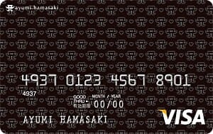 ayumi hamasaki CARD（VISA）のイメージ