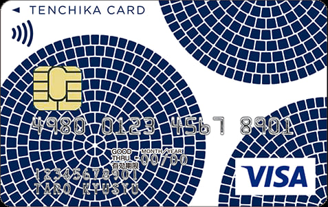 TENCHIKA VISA CARDのイメージ