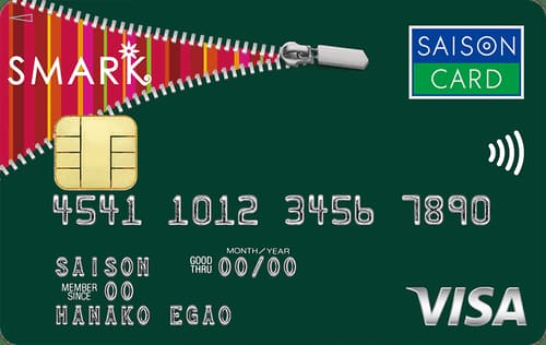 SMARKカードセゾン（チャック柄カード）のイメージ