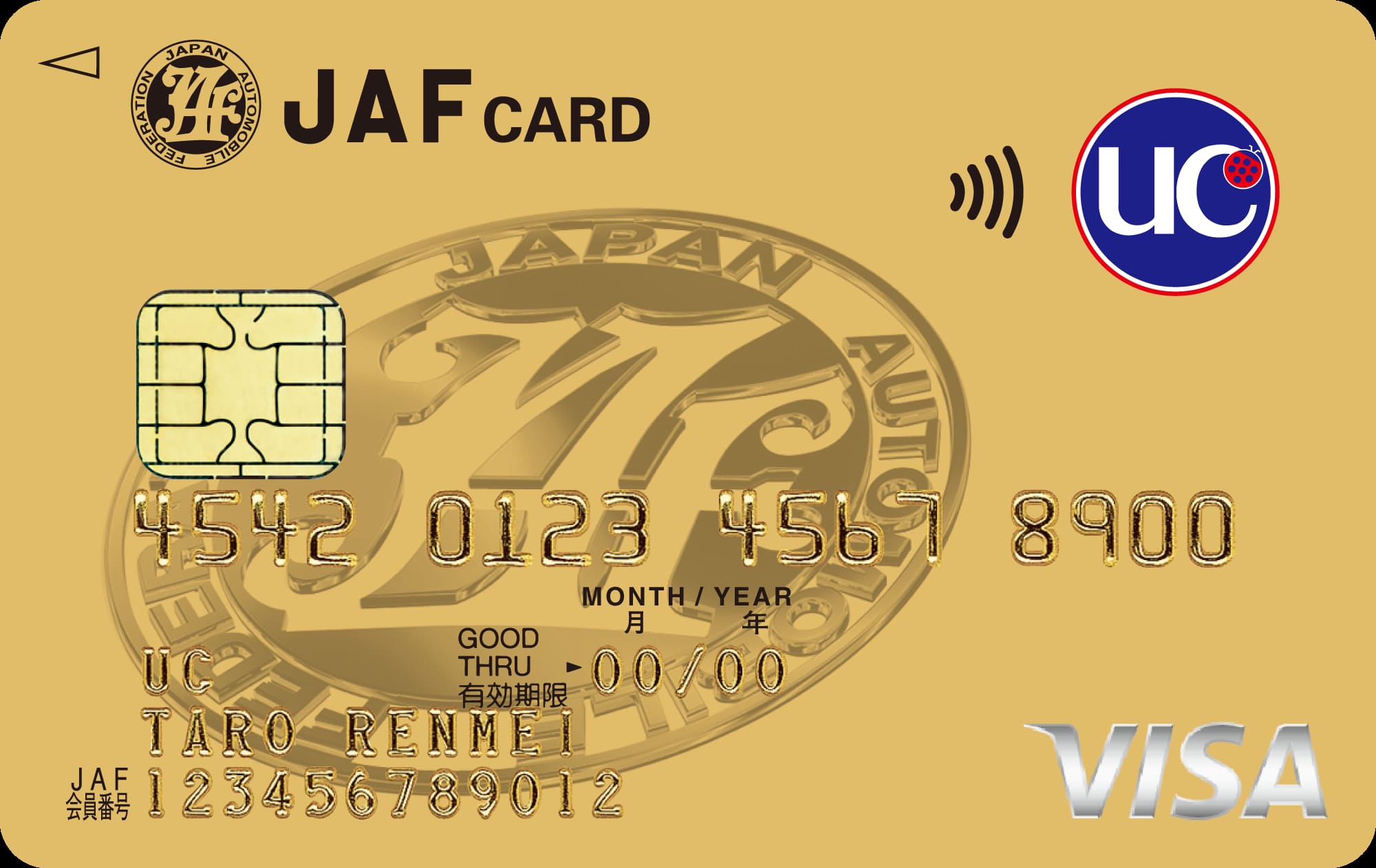 JAF・UCゴールドカードのイメージ