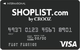 SHOPLIST.com CARDのイメージ