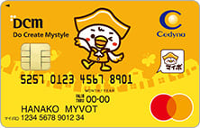 DCMマイボカードキャラクター券面のイメージ