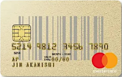 JIN AKANISHI Official Credit Card〈GOLD〉のイメージ