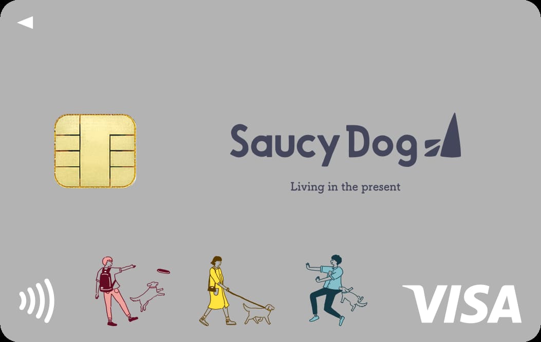 Saucy Dogエポスカードのイメージ