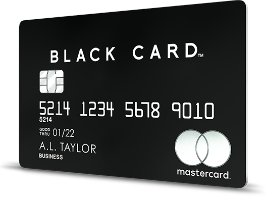 法人決済用ラグジュアリーカードMastercard Black Cardのイメージ